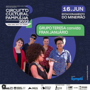 Grupo Teresa convida Fran Januário no Circuito Cultural Pampulha 2023. Abertura do show do Fundo de Quintal